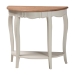 Baxton Studio Cordelia Country Cottage Farmhouse Greyish Beige and Natural Brown Finished Console Table - BSOMNT15-White/Natural-ST