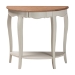 Baxton Studio Cordelia Country Cottage Farmhouse Greyish Beige and Natural Brown Finished Console Table - BSOMNT15-White/Natural-ST