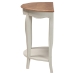 Baxton Studio Cordelia Country Cottage Farmhouse Greyish Beige and Natural Brown Finished Console Table - BSOMNT15-White/Natural-ST