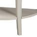 Baxton Studio Cordelia Country Cottage Farmhouse Greyish Beige and Natural Brown Finished Console Table - BSOMNT15-White/Natural-ST