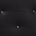 Baxton Studio Dalini Modern and Contemporary King Black Faux Leather Headboard with Faux Crytal Buttons - BSOBBT6432-Black-King HB