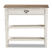 Baxton Studio Dauphine Traditional French Accent Console Table-1 Drawer - BSOCHR10VM/M B-C