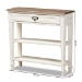 Baxton Studio Dauphine Traditional French Accent Console Table-1 Drawer - BSOCHR10VM/M B-C