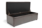 Baxton Studio Dennehy Dark Brown Modern Ottoman - BSOY-168-Promote-dark brown