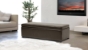 Baxton Studio Dennehy Dark Brown Modern Ottoman - BSOY-168-Promote-dark brown