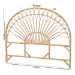 bali & pari Devereaux Modern Bohemian Natural Brown Rattan Queen Size Standalone Headboard - BSODC9046-Rattan-HB-Queen