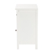 Baxton Studio Lambert Classic and Traditional White Finished Wood 1-Drawer End Table - BSOJY20B083-White-ET