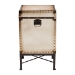 Baxton Studio Laura Vintage White Canvas Lift-Top Trunk End Table - BSOJY23B237-Open Box Laura White-ET