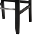 Baxton Studio Libra White Modern Bar Stool with Nail Head Trim (Set of 2) - BSOBBT5111 Bar Stool-White