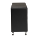 Baxton Studio Luminescence Wood Contemporary Black Upholstered Dresser - BSOBBT2030-Dresser-Black