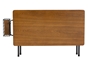 Baxton Studio Mariela Natural Brown and Black Low Profile Coffee Table with Basket - BSOTDA-W2001-Desk