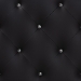 Baxton Studio Rita Modern and Contemporary Queen Size Black Faux Leather Upholstered Button-tufted Scalloped Headboard - BSOBBT6503-Black-Queen HB
