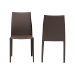 Baxton Studio Rockford Modern and Contemporary Taupe Bonded Leather Upholstered Dining Chair - BSOALC-1025-Taupe