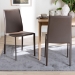 Baxton Studio Rockford Modern and Contemporary Taupe Bonded Leather Upholstered Dining Chair - BSOALC-1025-Taupe