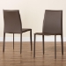 Baxton Studio Rockford Modern and Contemporary Taupe Bonded Leather Upholstered Dining Chair - BSOALC-1025-Taupe