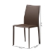 Baxton Studio Rockford Modern and Contemporary Taupe Bonded Leather Upholstered Dining Chair - BSOALC-1025-Taupe