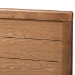 Baxton Studio Seren Mid-Century Modern Walnut Brown Finished Wood King Size Headboard - BSOMG97093-Ash Walnut-HB-King