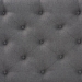 Baxton Studio Viviana Modern and Contemporary Grey Fabric Upholstered Button-Tufted Twin Size Headboard - BSOBBT6506-Grey-Twin HB