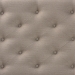 Baxton Studio Viviana Modern and Contemporary Light Beige Fabric Upholstered Button-tufted Queen Size Headboard - BSOBBT6506-Light Beige-Queen HB