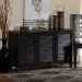 Baxton Studio Warren Espresso Shoe-Storage Cabinet - BSOFP-04LV-Espresso