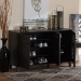 Baxton Studio Warren Espresso Shoe-Storage Cabinet - BSOFP-04LV-Espresso