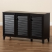 Baxton Studio Warren Espresso Shoe-Storage Cabinet - BSOFP-04LV-Espresso