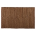 Baxton Studio Zaguri Modern and Contemporary Natural Handwoven Leather Blend Area Rug - BSOZaguri-Natural/Tan-Rug