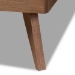 Baxton Studio Zenon Mid-Century Modern Walnut Brown Finished Wood King Size Platform Bed - BSOZenon-Ash Walnut-King
