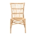 bali & pari Ammi Modern Bohemian Natural Brown Rattan Dining Chair  - BSOAmmi-Rattan-DC