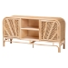 bali & pari Carabella Bohemian Natural Rattan 2-Door Storage Cabinet - BSOWS082-Natural Rattan-Cabinet