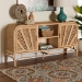 bali & pari Carabella Bohemian Natural Rattan 2-Door Storage Cabinet - BSOWS082-Natural Rattan-Cabinet