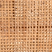 bali & pari Caspia Mid-Century Modern Walnut Brown Mahogany Wood and Natural Rattan 2-Piece Dining Chair Set - BSOCaspia-Teak-DC