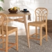 bali & pari Monaco Modern Bohemian Natural Rattan and Mahogany Wood Counter Stool - BSOMonaco-Rattan-CC