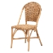 bali & pari Neola Modern Bohemian Natural Rattan Dining Chair - BSO12737-Rattan-DC
