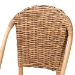 bali & pari Neola Modern Bohemian Natural Rattan Dining Chair - BSO12737-Rattan-DC