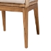 bali & pari Storsel Modern Bohemian Natural Brown Finished Teak Wood and Rattan Dining Chair - BSOStorsel-Rattan-DC