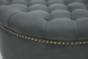 Baxton Studio Iglehart Gray Linen Modern Tufted Ottoman - BSO532-Gray-OTTO