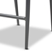 Baxton Studio Wendell Modern and Contemporary Grey Finished Rope and Metal Outdoor Bar Stool - BSOWA-6872H-Grey-BS