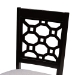 Baxton Studio Peter Modern and Contemporary Grey Fabric Upholstered and Dark Brown Finished Wood 4-Piece Dining Chair Set - BSORH335C-Grey/Dark Brown-DC-4PK