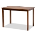 Baxton Studio Henry Modern and Contemporary Grey Fabric Upholstered and Walnut Brown Finished Wood 5-Piece Dining Set - BSORH335C-Grey/Walnut-5PC Dining Set