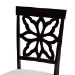 Baxton Studio Samwell Modern and Contemporary Grey Fabric Upholstered and Dark Brown Finished Wood 2-Piece Dining Chair Set - BSORH1019C-Grey/Dark Brown-DC-2PK