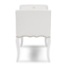 Baxton Studio Kristy Modern and Contemporary White Faux Leather Classic Seating Bench - BSOBBT5197-Bench-White