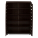 Baxton Studio Adalwin Modern and Contemporary 2-Door Dark Brown Wooden Entryway Shoes Storage Cabinet - BSOSC863522-Wenge
