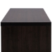 Baxton Studio Beasley 70-Inch Dark Brown TV Cabinet with 2 Sliding Doors and Drawer - BSOTV834180-Wenge