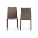 Baxton Studio Rockford Modern and Contemporary Taupe Bonded Leather Upholstered Dining Chair