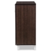 Baxton Studio Excel Modern and Contemporary Dark Brown Sideboard Storage Cabinet - BSOSR 890005-Wenge