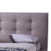 Baxton Studio Jonesy Scandinavian Style Mid-century Beige Fabric  Upholstered Queen Size Platform Bed - BSOBBT6537-Queen-Beige