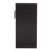 Baxton Studio Lindo Dark Brown Wood Bookcase with Two Pulled-out Doors Shelving Cabinet - BSOSH-002-Espresso