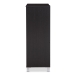 Baxton Studio Shirley Modern and Contemporary Dark Brown Wood 2-Door Shoe Cabinet with Open Shelves - BSOSR-002-Espresso