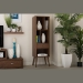 Baxton Studio Ellingham Mid-century Retro Modern 1-drawer Sideboard Storage Cabinet Bookcase Organizer - BSOFP-6785-Walnut